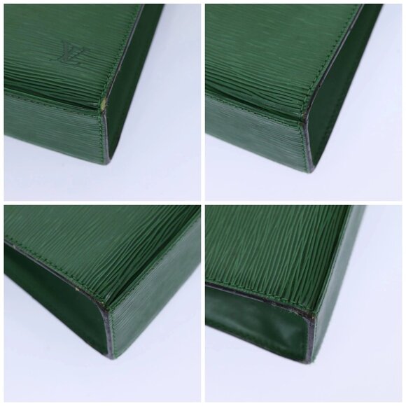 LOUIS VUITTON Epi Malesherbes Hand Bag Green - Picture 16 of 16